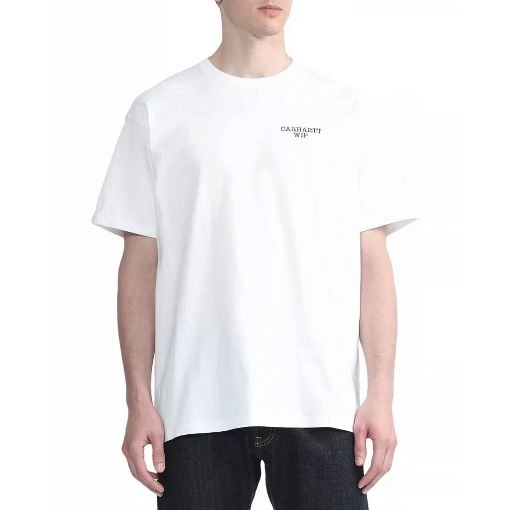 CARHARTT WIP Carhartt tide spring and summer portrait whisper pattern printing short-sleeved T-shirt cotton men and women couples