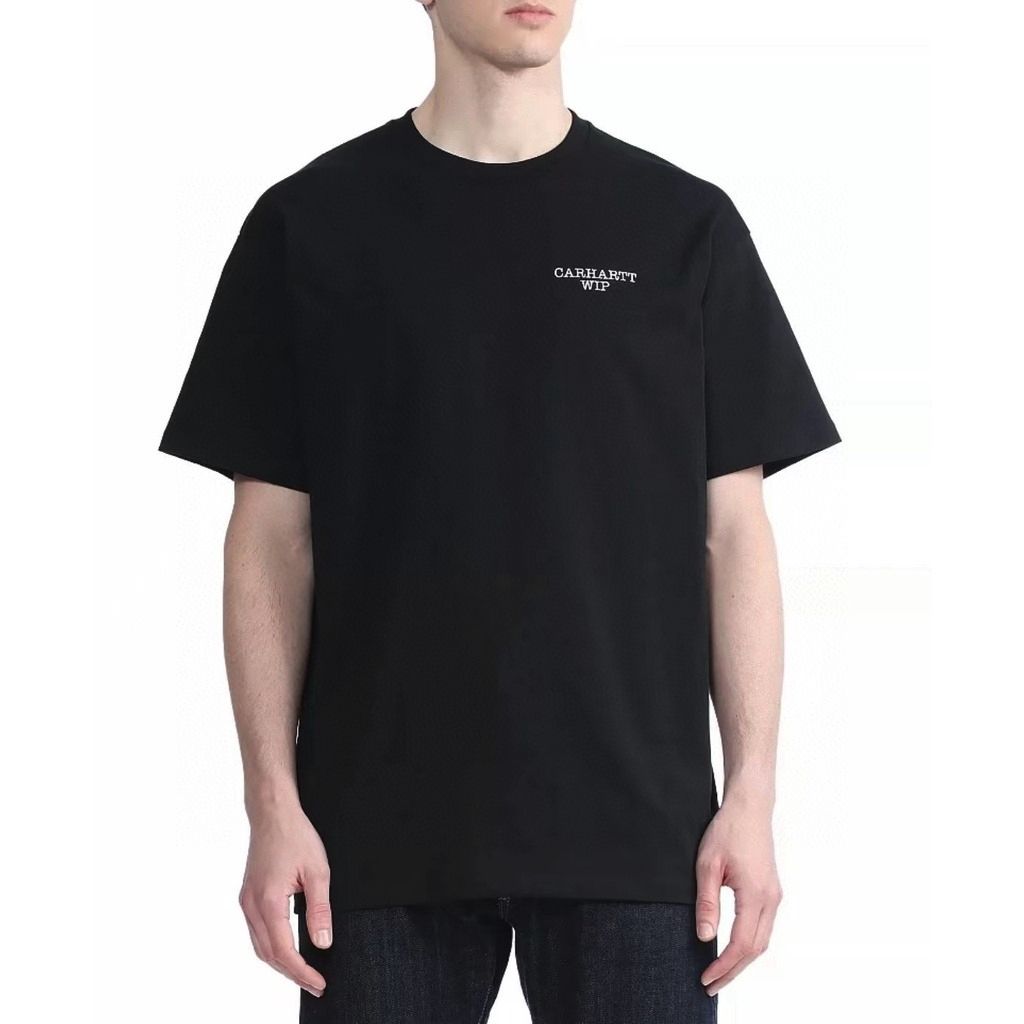 CARHARTT WIP Carhartt tide spring and summer portrait whisper pattern printing short-sleeved T-shirt cotton men and women couples