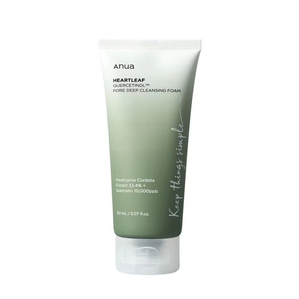 Quercetin Houttuynia Cordata Deep Pore Cleanser foam Facial Cleanser 150ml
