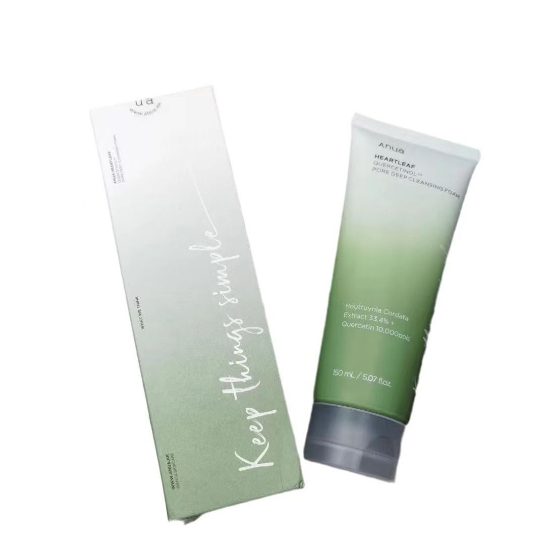 Quercetin Houttuynia Cordata Deep Pore Cleanser foam Facial Cleanser 150ml