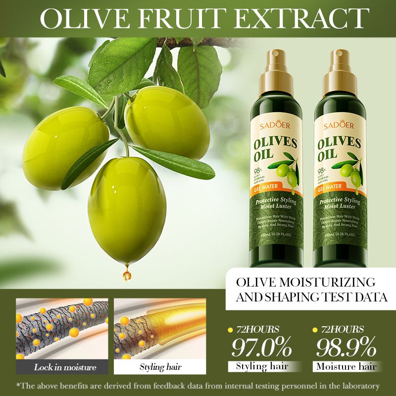 Olive Oil Long-Lasting Styling Gel Spray