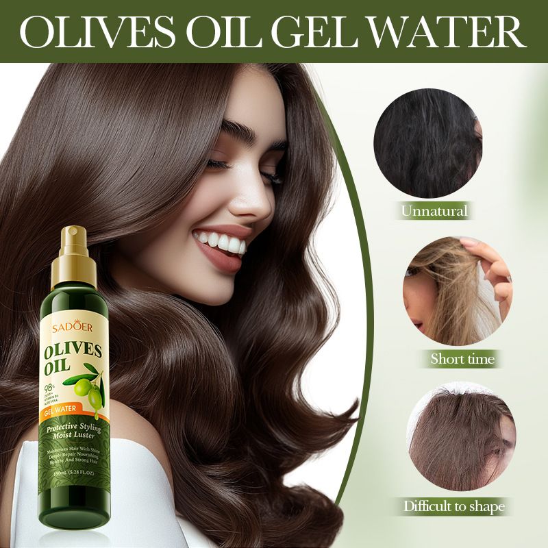 Olive Oil Long-Lasting Styling Gel Spray