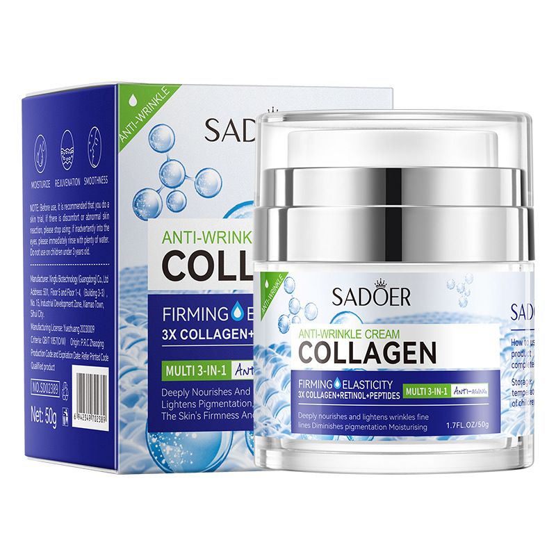 Collagen Moisturizing Anti-Wrinkle Cream – Hydrating, Skin-Softening, and Firming Face Cream