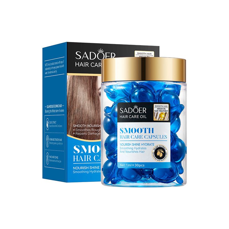 Hair Care Oil-Moroccan Argan Oil Hair Care Capsules,Moisturize&Nourish Hair,Repair Damage