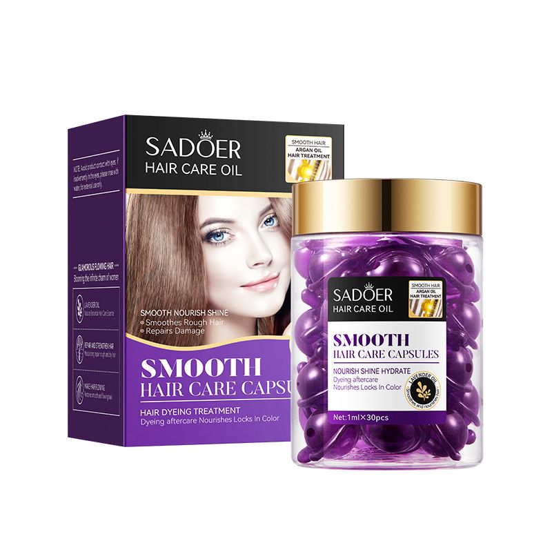 Hair Care Oil-Moroccan Argan Oil Hair Care Capsules,Moisturize&Nourish Hair,Repair Damage
