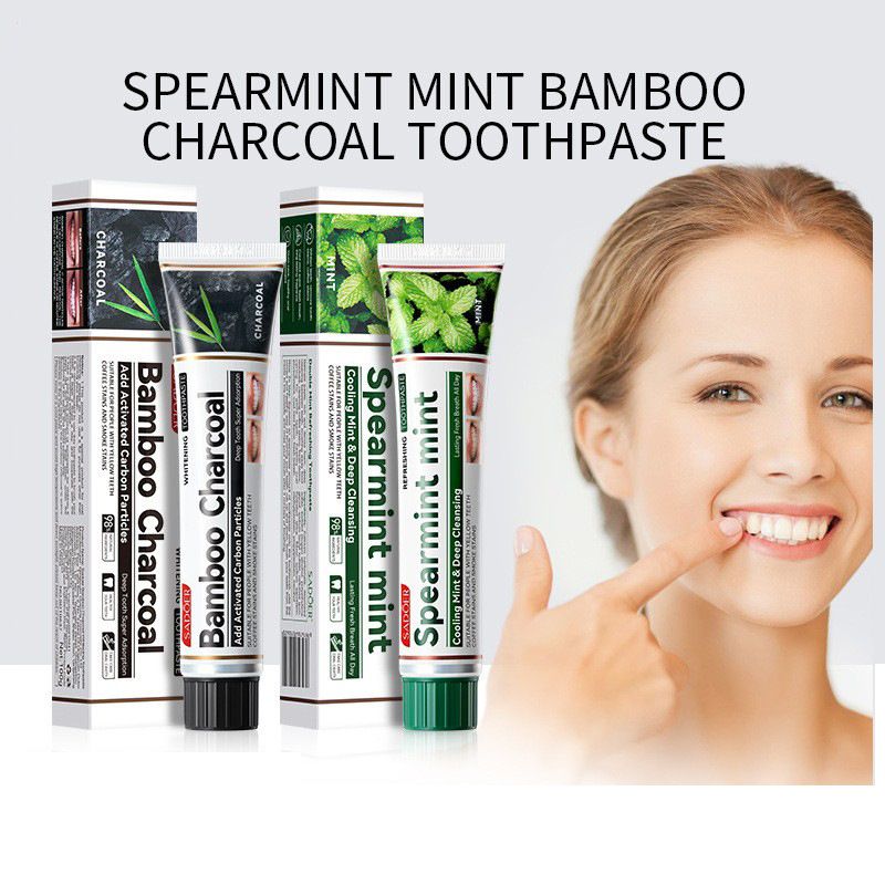 Refreshing Mint Antibacterial Toothpaste for Cleaning Teeth and Freshening the Mouth.