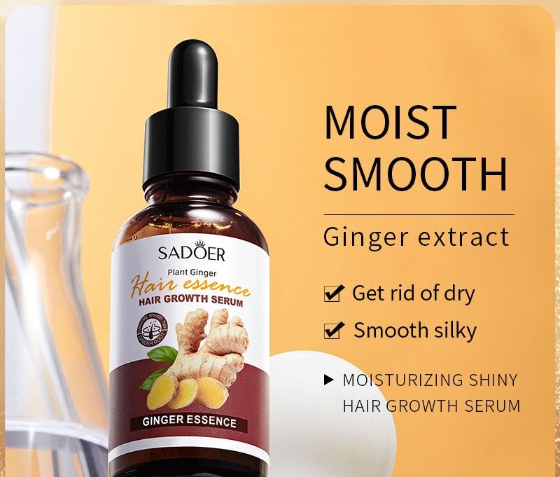 Ginger Hair Care SERUM – Nourishes, Smoothens, and Protects Hair-Hair Growth Serum