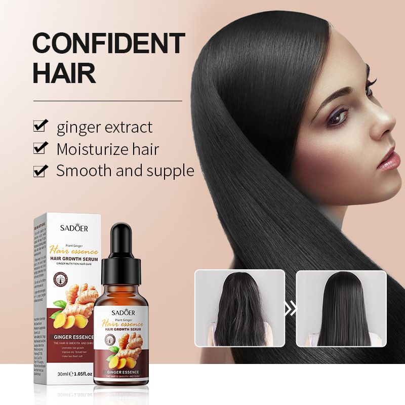 Ginger Hair Care SERUM – Nourishes, Smoothens, and Protects Hair-Hair Growth Serum