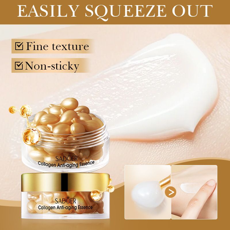 Collagen Anti-Aginge Serum – Moisturizing and Hydrating Capsule Face Cream