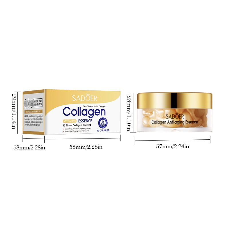 Collagen Anti-Aginge Serum – Moisturizing and Hydrating Capsule Face Cream