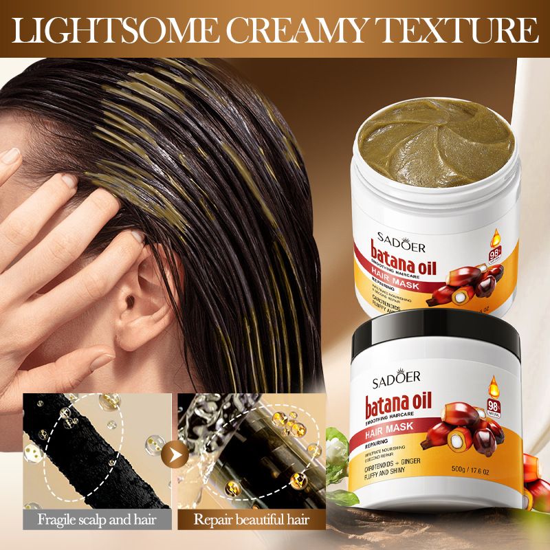 Batana Oil Haircare Repair Hair Mask-Repair and Nourish Hair-Moisturize Hair,improve dry hair quality
