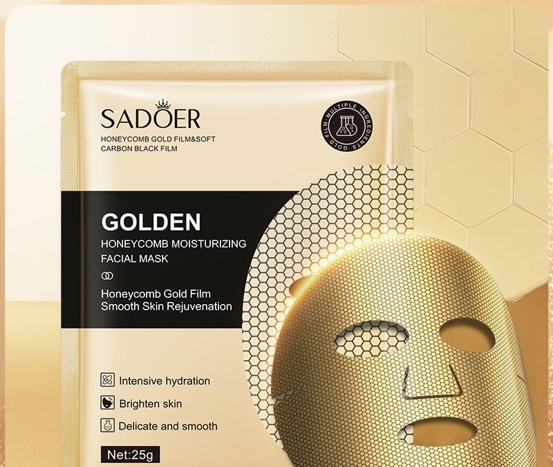 Golden Honeycomb Moisturizing Facial  Mask – Hydrating and Moisturizing