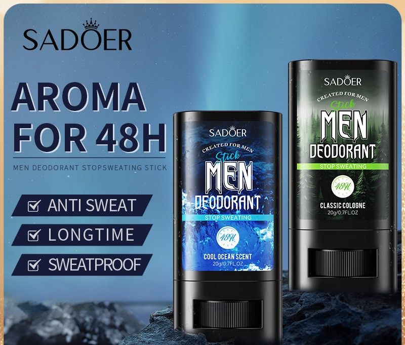 Men's Deodorant Stick – Long-Lasting, Refreshing, and Energizing Anti-Perspirant for Summer