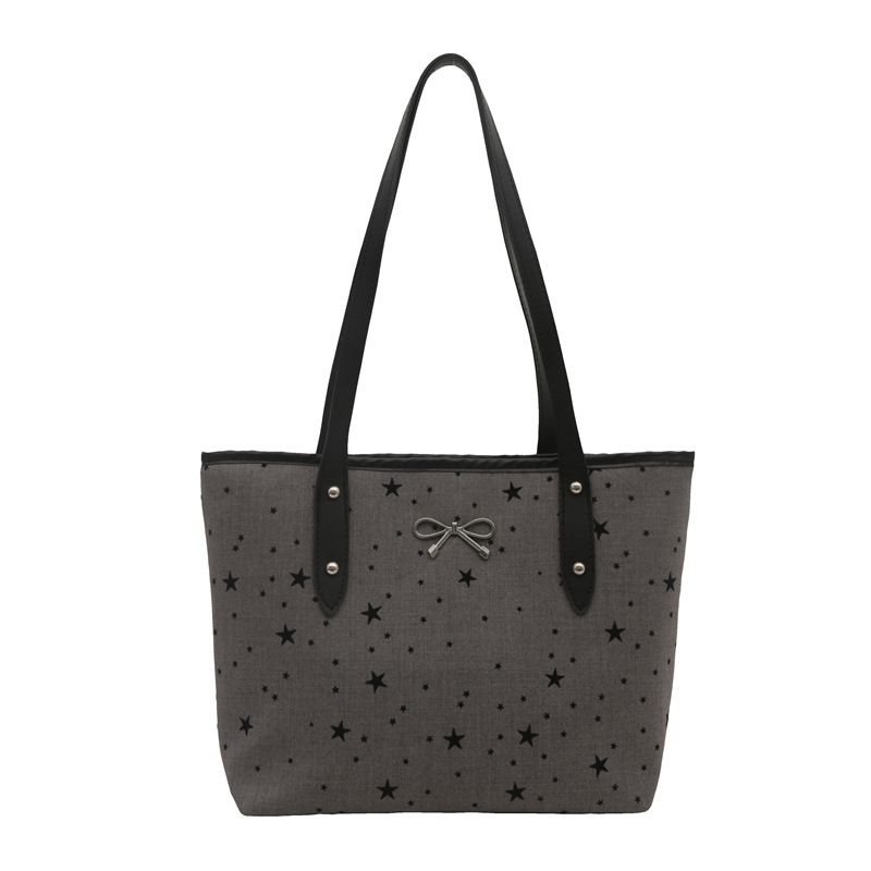 Polka Dot Print Bow Tote Bag for Women 2024 – Trendy, Stylish, Large-Capacity Casual Shoulder and Handbag