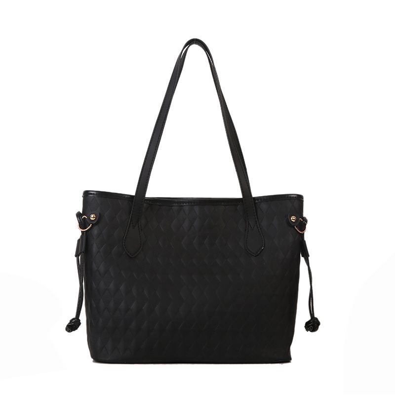Large-Capacity Women's Bag – New Autumn Korean-Style Commuter Shoulder Bag with Stylish Quilted Design and Tote Handle