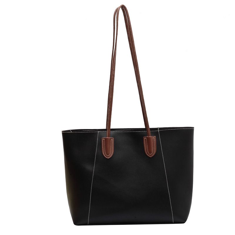 Minimalist Chic Commuter Bag for Women – Vintage Casual Large-Capacity Shoulder and Underarm Tote Bag