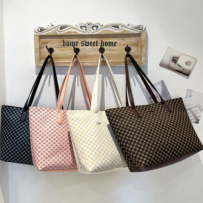 Printed Tote Bag –  New Women's Bag, Casual Korean Style, Large-Capacity Shoulder Bag