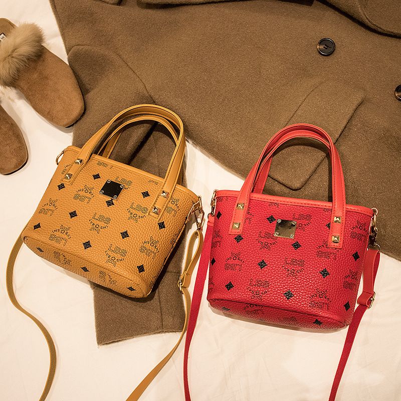 Fashion Women's Bag 2024 – Ladies Bags, Small Shoulder Bag, Classic Printed Bucket Bag for Women
