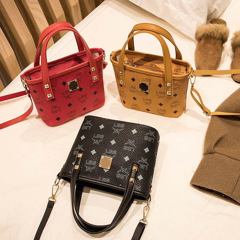 Fashion Women's Bag 2024 – Ladies Bags, Small Shoulder Bag, Classic Printed Bucket Bag for Women
