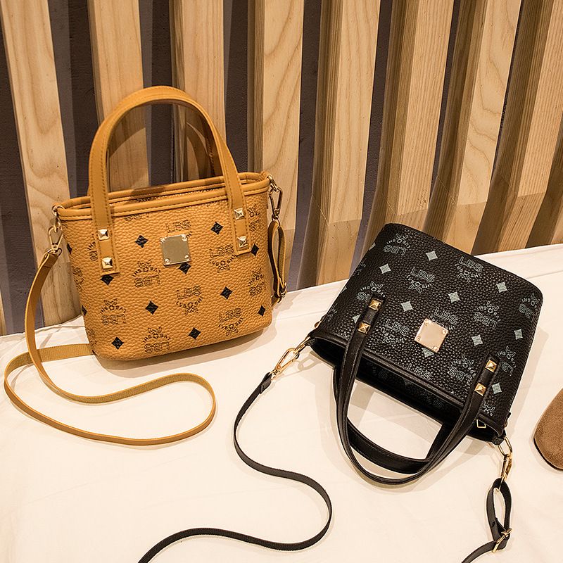 Fashion Women's Bag 2024 – Ladies Bags, Small Shoulder Bag, Classic Printed Bucket Bag for Women