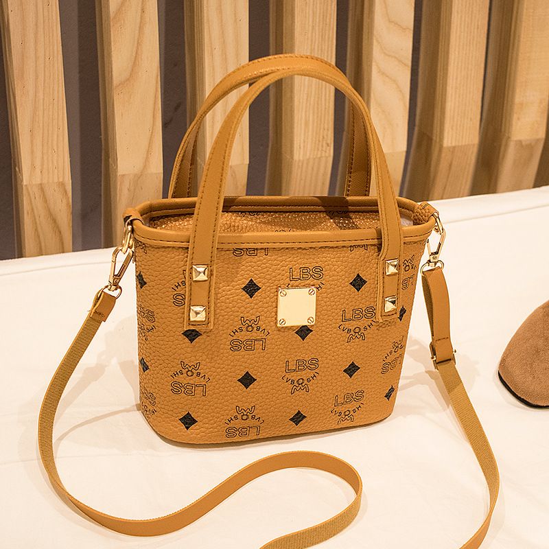 Fashion Women's Bag 2024 – Ladies Bags, Small Shoulder Bag, Classic Printed Bucket Bag for Women