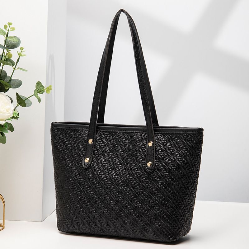Large-Capacity Women's Bag  – Lady Handbag, Vintage Tote Bag with Print