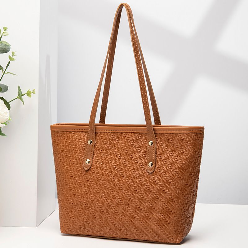 Large-Capacity Women's Bag  – Lady Handbag, Vintage Tote Bag with Print