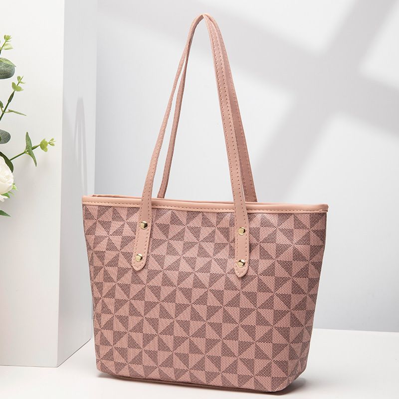 Large-Capacity Women's Bag  – Lady Handbag, Vintage Tote Bag with Print