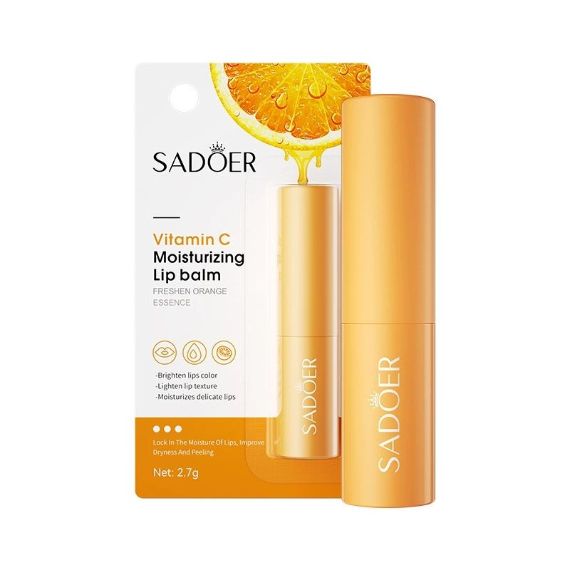 5 Pieces, Vitamin C Cream + Vitamin C Serum + Vitamin C Moisturizing Lip Balm + Black Head Peeling Mask + Vitamin C Foaming Face Wash, for Brightening, Remove Black Heads, Lips Brightening,Moisturizin