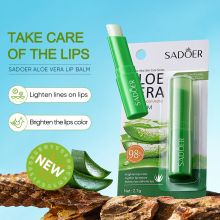 SADOER Aloe Vera Lipstick Moisturizing, Anti-cracking, Hydrating, Repairing and Nourishing Lip care product
