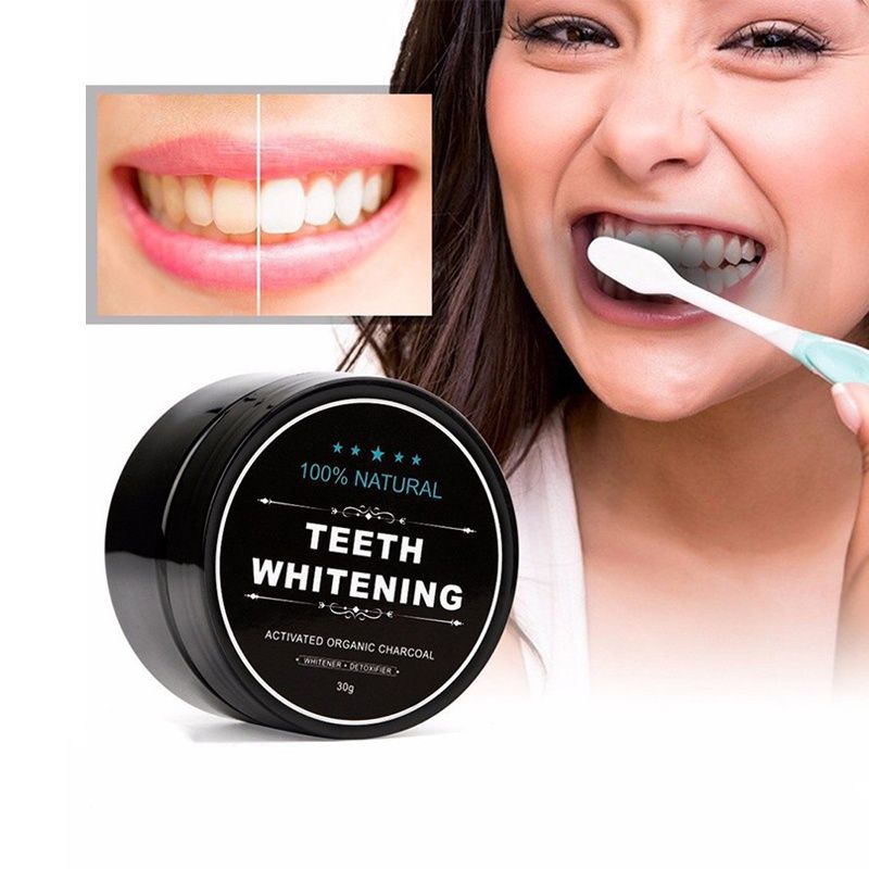 Charcoal Teeth Whitening Powder Toothpaste Tooth Cleaning Whitening Tooth Powder Oral Hygiene