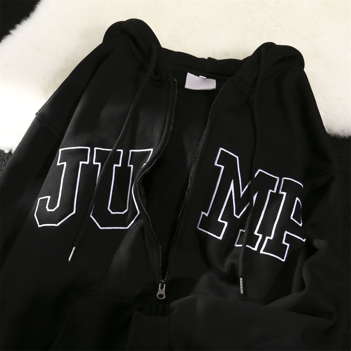 Coat Men's Women's American Style Retro Letter Hooded Sweater y2k Hoodie sweatshirts clothes
