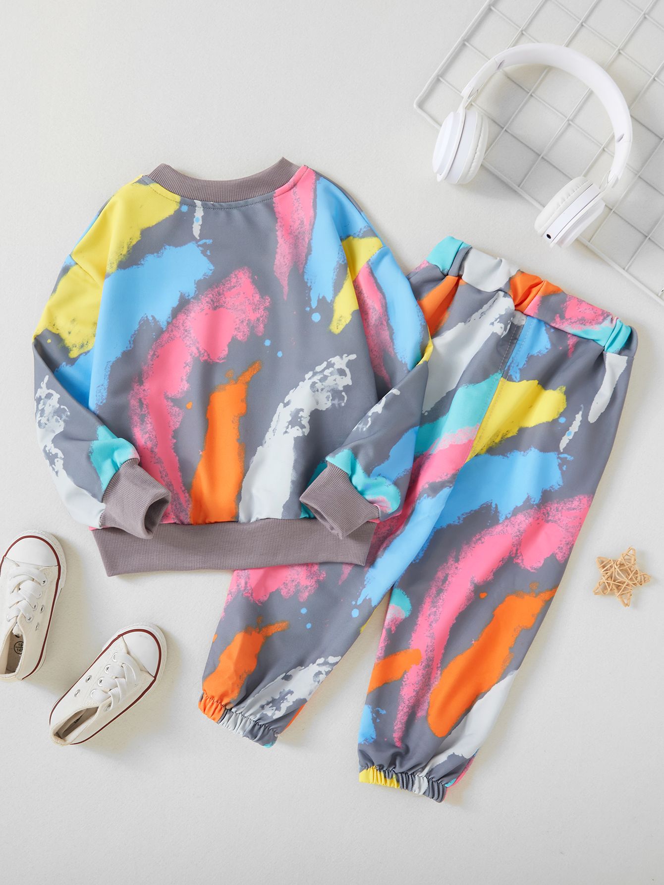 Fall Boys Mickey Mouse Set Baby Toddler Fashion Long Sleeve Boys Girls Cute Casual Sets Kids Clothes For Babies Aged 1-4 Years Old