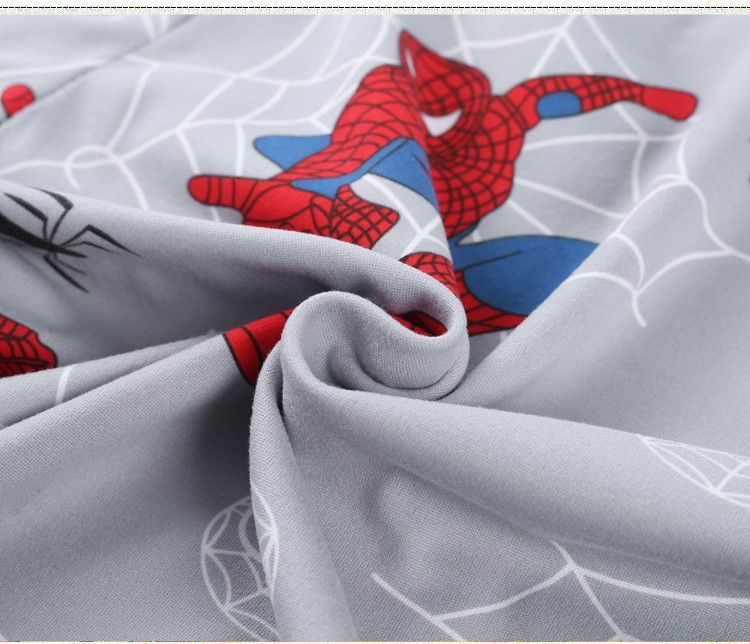Kids Pajamas Set Long Sleeved 3-8 yrs Boys Home Clothing Outfits Ultraman Spiderman Cartoon Round Collar Casual Clothings Set