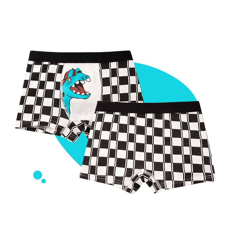 4pcs Children's Underwear Boy Toddler Panties Pure Cotton Boxer Brief Shorts Superman Cartoon Breathable Soft Comfortable Underpants For 3-12T