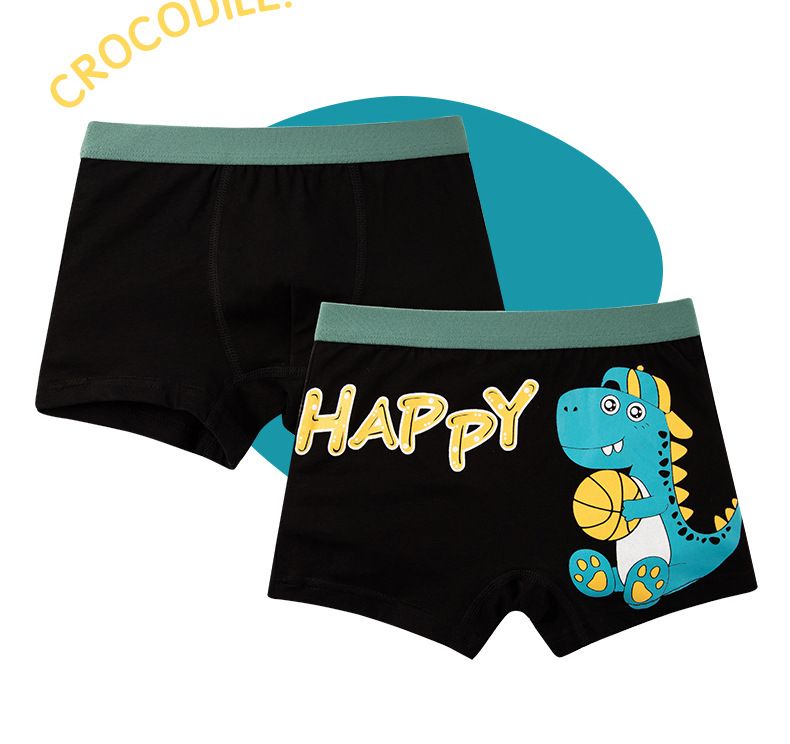 4pcs Children's Underwear Boy Toddler Panties Pure Cotton Boxer Brief Shorts Superman Cartoon Breathable Soft Comfortable Underpants For 3-12T