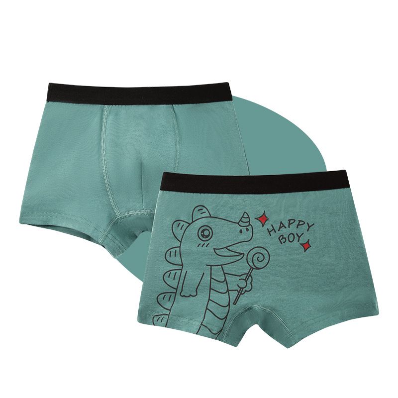 4pcs Children's Underwear Boy Toddler Panties Pure Cotton Boxer Brief Shorts Superman Cartoon Breathable Soft Comfortable Underpants For 3-12T