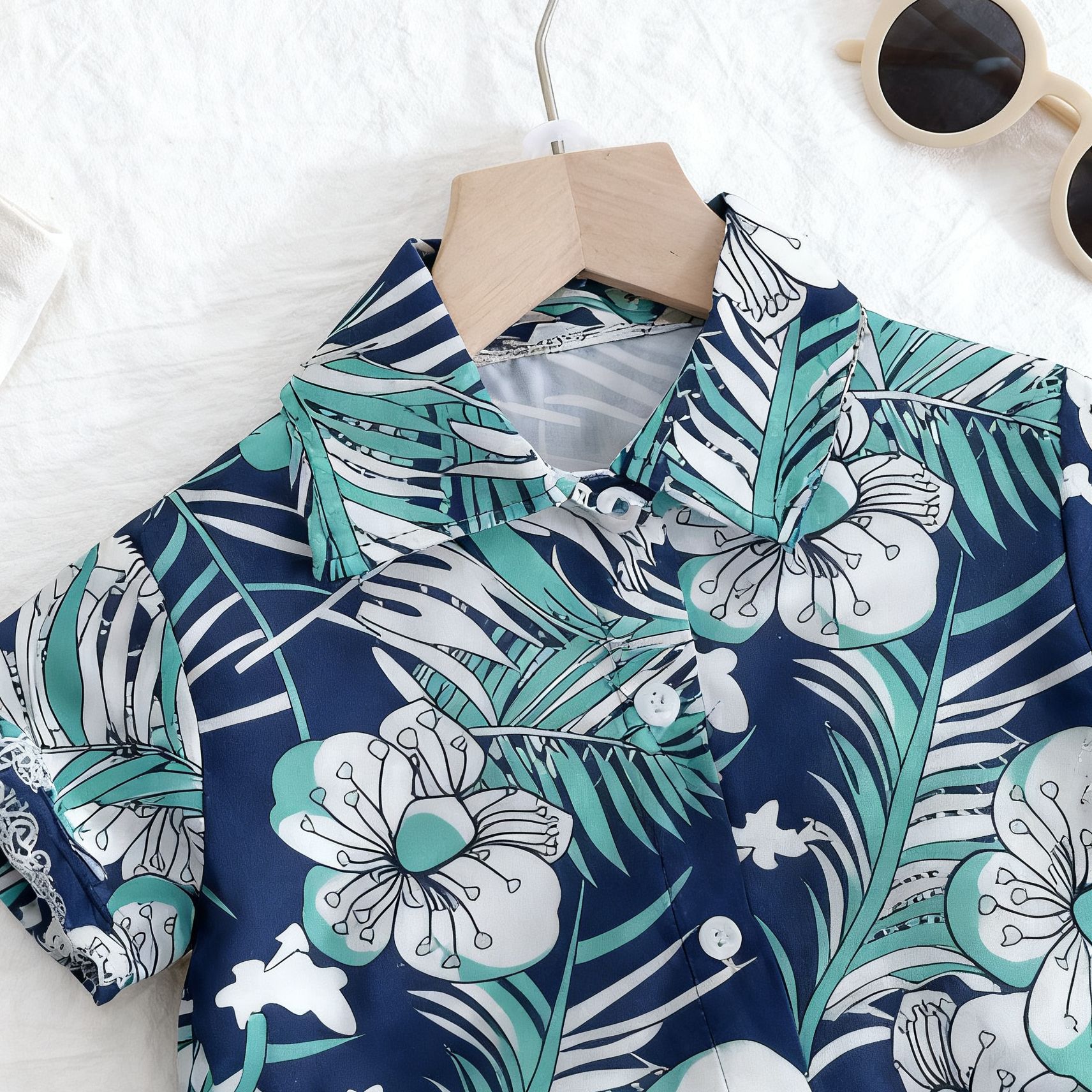 Two-Piece Set for Boys: Summer Clothing for Little Guys - Short-Sleeve T-Shirt & Shorts Relaxed-Fit Shirt, Trendy Style