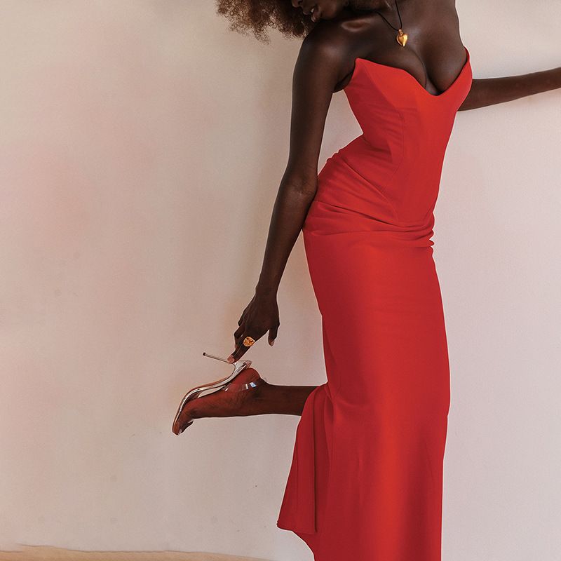 Black Sexy V-neck Fit Bodycon Wrap Hip Maxi Dress Summer Backless Slim Long Dress Evening Party Dresses For Women