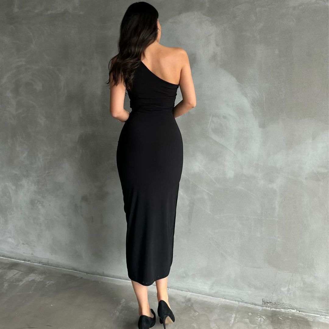 Women Fashion Sexy Split Sleeveless Backless Slim Maxi Dress Female Casual Club Elegant Lady Party Dress