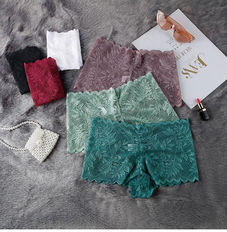 Women's Sexy Lace Panties | Comfortable Breathable Low-Waist Seamless Briefs | Plus-Size Lightweight Boyshorts