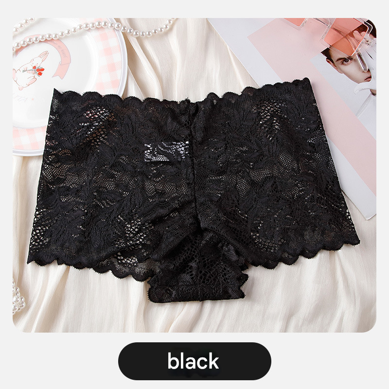 Women's Sexy Lace Panties | Comfortable Breathable Low-Waist Seamless Briefs | Plus-Size Lightweight Boyshorts