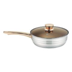Engeibepg Set of 12PCS High Quality Non-stick Stainless Steel Cookware Sets Pots and Pans Cooking Pot Set  Sufuria Set Suitable for Induction Cooker (6PCS 16/16/18/20/24/24CM Pots+6PCS Lids)