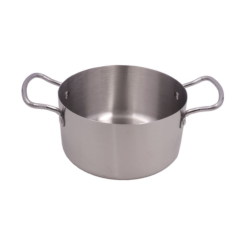 Set of 6PCS Non-stick Stainless Steel  Cookware Sets  Sufuria Set  Cooking Pot Set  Suitable for Various Stoves Such As Induction Cookers（3pcs 16CM+18CM+20CM Pots+3pcs Lids)