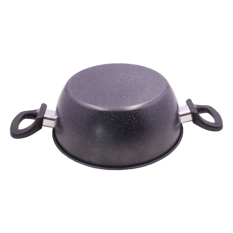 HotChef   Set of 6PCS Non-stick Iron Granite Coating  Cookware Set Sufuria Set Cooking Pot Set (3PCS 18/20/22CM Pots +3PCS Lids) TTG162