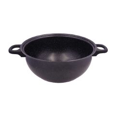 HotChef  Set of 7PCS  Non-stick  Iron Granite Coating Cookware Set Sufuria Set Cooking Pot Set (3PCS 16/18/24 Pots+3pcs Glass Lids+1pc 24cm Pan)  TTG100