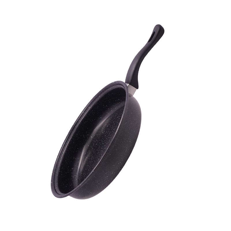 HotChef  Set of 7PCS  Non-stick  Iron Granite Coating Cookware Set Sufuria Set Cooking Pot Set (3PCS 16/18/24 Pots+3pcs Glass Lids+1pc 24cm Pan)