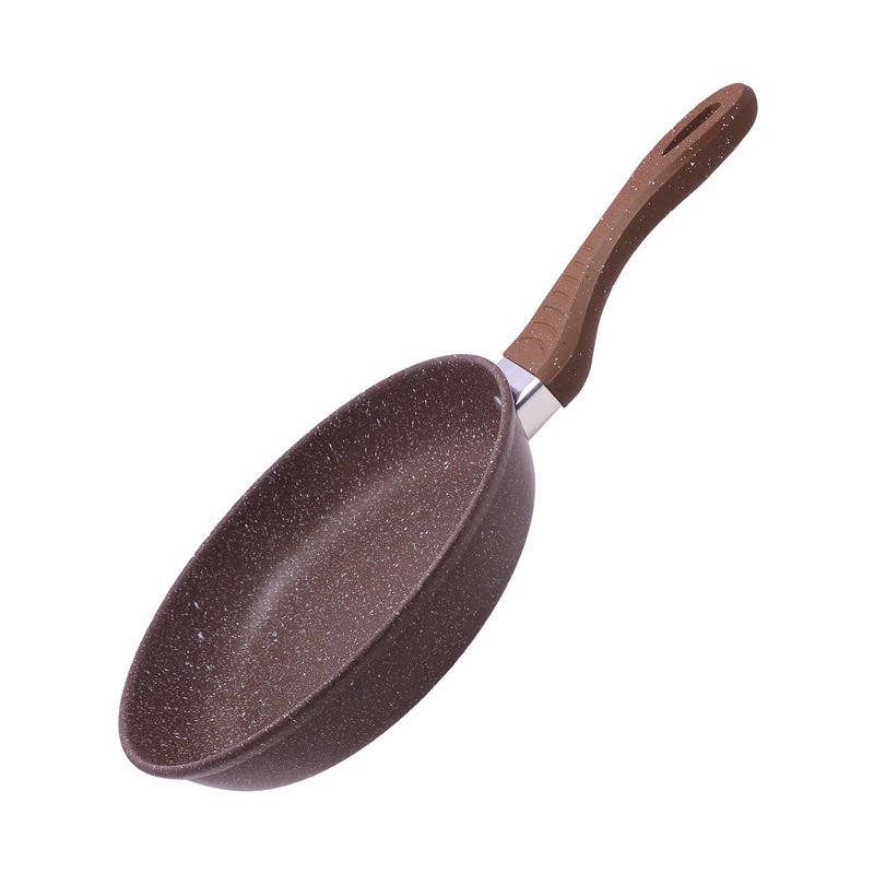 HotChef  Set of  7PCS  Non-stick  Die-cast Marble Iron Cookware Set Pots and Pans Cooking Pot Set Sufuria Set  Suitable for induction cookers (3PCS 16/20/24CM Pots +1PC 24CM Pan +3PCS Glass Lids)