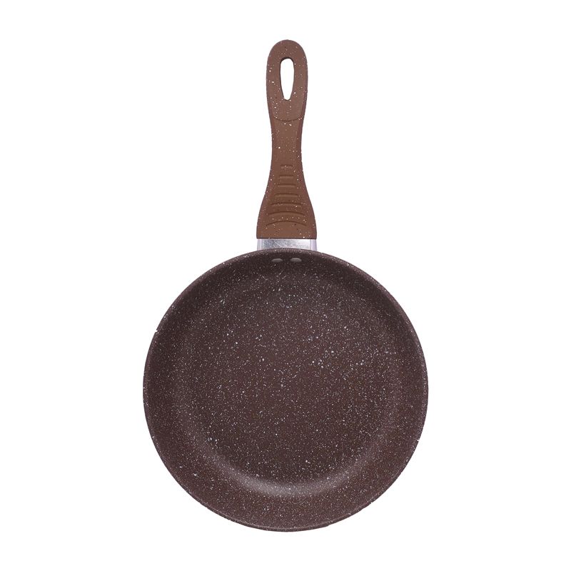 HotChef  Set of  7PCS  Non-stick  Die-cast Marble Iron Cookware Set Pots and Pans Cooking Pot Set Sufuria Set  Suitable for induction cookers (3PCS 16/20/24CM Pots +1PC 24CM Pan +3PCS Glass Lids)