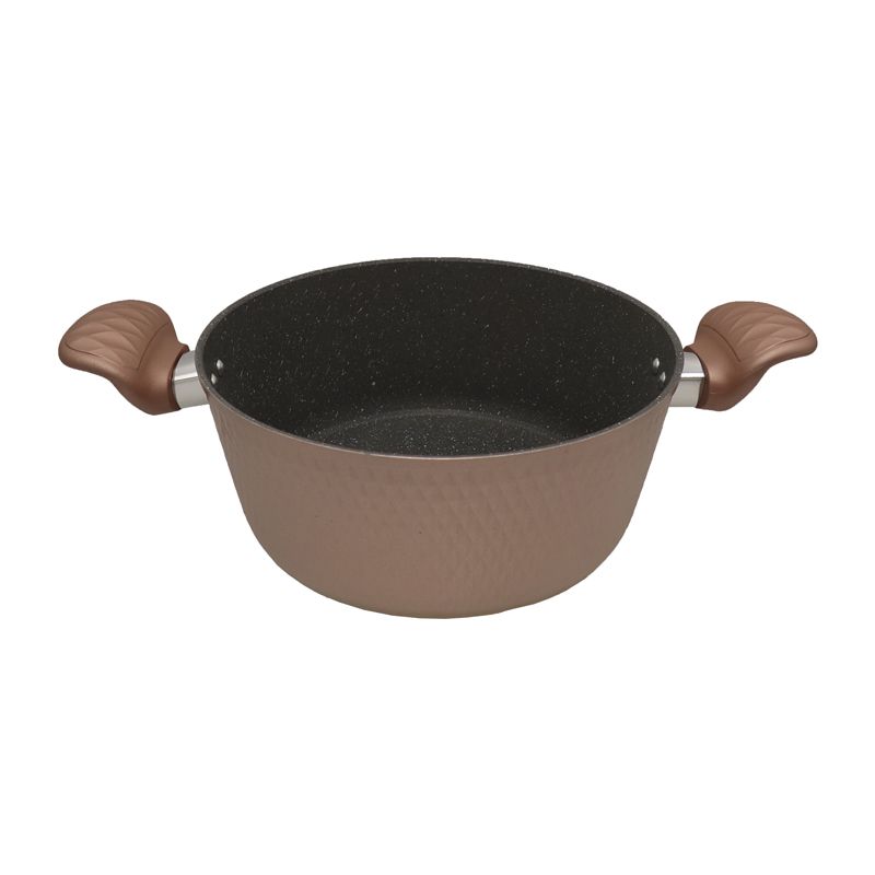 HotChef Set of 7PCS Non-stick Aluminum Marble Coating Cookware Set Sufuria Set Cooking Pot Soup Pots Set (3PCS 18/20/24CM Pots+1PC 24CM Pan+3PCS Lids)